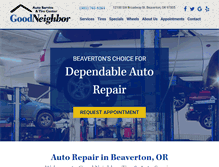 Tablet Screenshot of beavertonautoservice.com